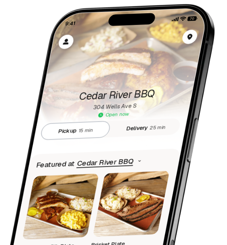 Cedar River BBQ app preview