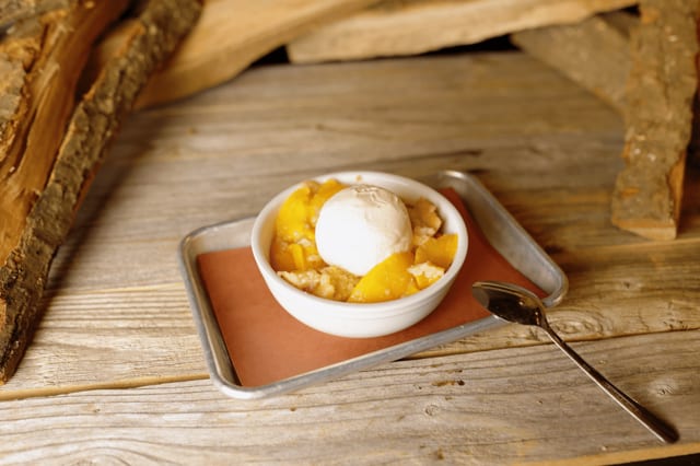 Peach Cobbler.