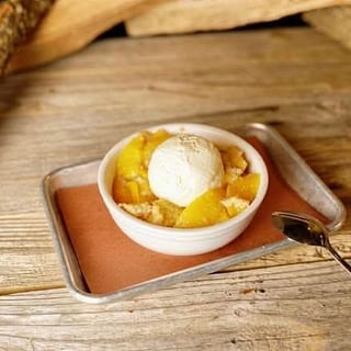 Peach Cobbler Tray
